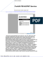 Mitsubishi Forklift Fb16cpnt Service Manual