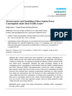 Measurements and Modelling of Base Stati