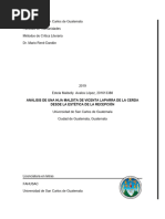 Análisis de Una Hija Maldita de Vicenta Laparra de La Cerda Desde La Estética de La Recepción