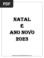 Natal e Ano Novo 2023 - Cifras