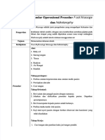 PDF Sop Foot Massage Dan Hidroteraphy - Compress