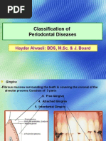 CLASSIFICATION OF PERIODONTAL DISEASES - 3rd Year