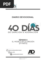 Diario Devocional - Semana 4