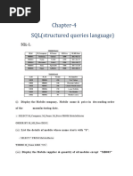 SQL Programs