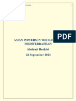 Abstract Booklet - Asian Powers in The Eastern Med