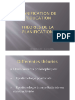 Théories de La Planification