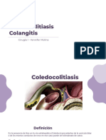  Coledocolitiasis y Colangitis