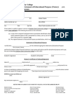 2023-2024 Identity & Statement of Educational Purposes With Notary Info