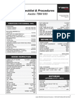 TBM 930 - Checklist - v1.0