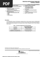 Tms320C28X Instruction Set Simulator Technical Overview: Description