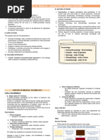 PMLS - Principles of Medical Laboratory Science History - Reviewer