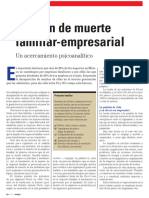 Pulsión de Muerte Familiar Empresarial