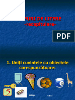 Grupuri de Litere-Recapitulare