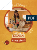 RECETARIO MASAS SALUDABLES Jacinta Luna