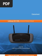 Datasheet: Linksys E2100L