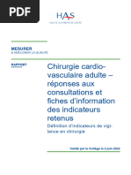 Document Complementaire Chirurgie Cardio-Vasculaire Adulte