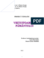 Proiect Tematic Vietuitoarele Pamantului