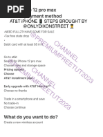 AT&T 0$ Payment Iphone Steps