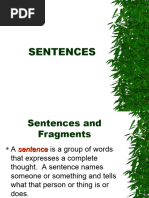 1 Sentences