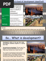 1 What Is Development and Classification