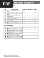 Revision Checklist: SC8 Acids and Alkalis