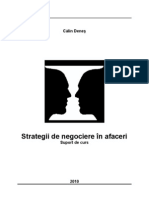 Strategii de Negociere in Afaceri