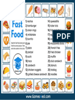 Fast Food List PDF