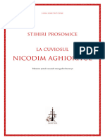 Stihirile Prosomice-Sf Nicodim Aghioritul (14 Iulie)