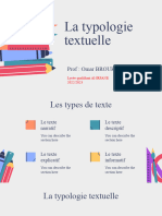 La Typologie Textuelle