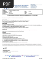 Ultrasonografia Diagnostica de Mama, Con Transductor de 7 MHZ o Mas