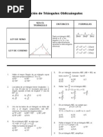 Ley de Senos y Cosenos