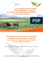 Herramienta de Aprendizaje Sobre Medidas de Mitigación Apropiadas para Cada País en El Sector de La Agricultura, Silvicultura y Otros Usos de La Tierra