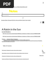 Thematic Structure of A Raisin in The Sun