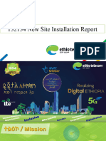 New Site Installation Report