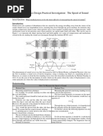 2 Stage One Physics Design Practical Investigation