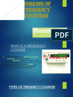 Working of Frequency Counters ..