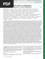 Mayo Clinic Consensus Report On Membranous - Nephropathy - Proposal For A Novel Classification