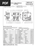 Sew-Eurodrive, Inc.: Helical - Bevel Reducer K/KF66A