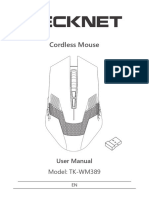 Tecknet TK-WM389 Cordless Mouse EN