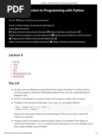 Lecture 6 - CS50's Introduction To Programming With Python