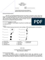 Learning Activity Sheet Mapeh 5 Week 1