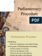 Parliamentary Procedure