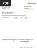 Huntington Bank Statement