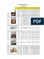 Price List Takawa September 2023