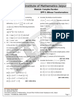 DPP 5 Bilinear Transformations