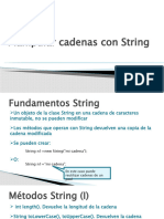 Presentacion Cadenas String