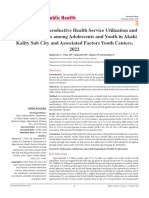 Assessment of Reproductive Health Service Utilization and Associated Factors Among 9931