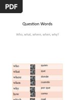 Question Words Introduction Activities With Music Songs Nursery Rhymes CLT Com 64715