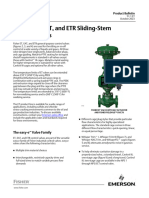 Product Bulletin Fisher Et Eat Etr Sliding Stem Control Valves en 122398