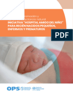 Iniciativa "Hospital Amigo Del Niño" para Recién Nacidos Pequeños, Enfermos Y Prematuros